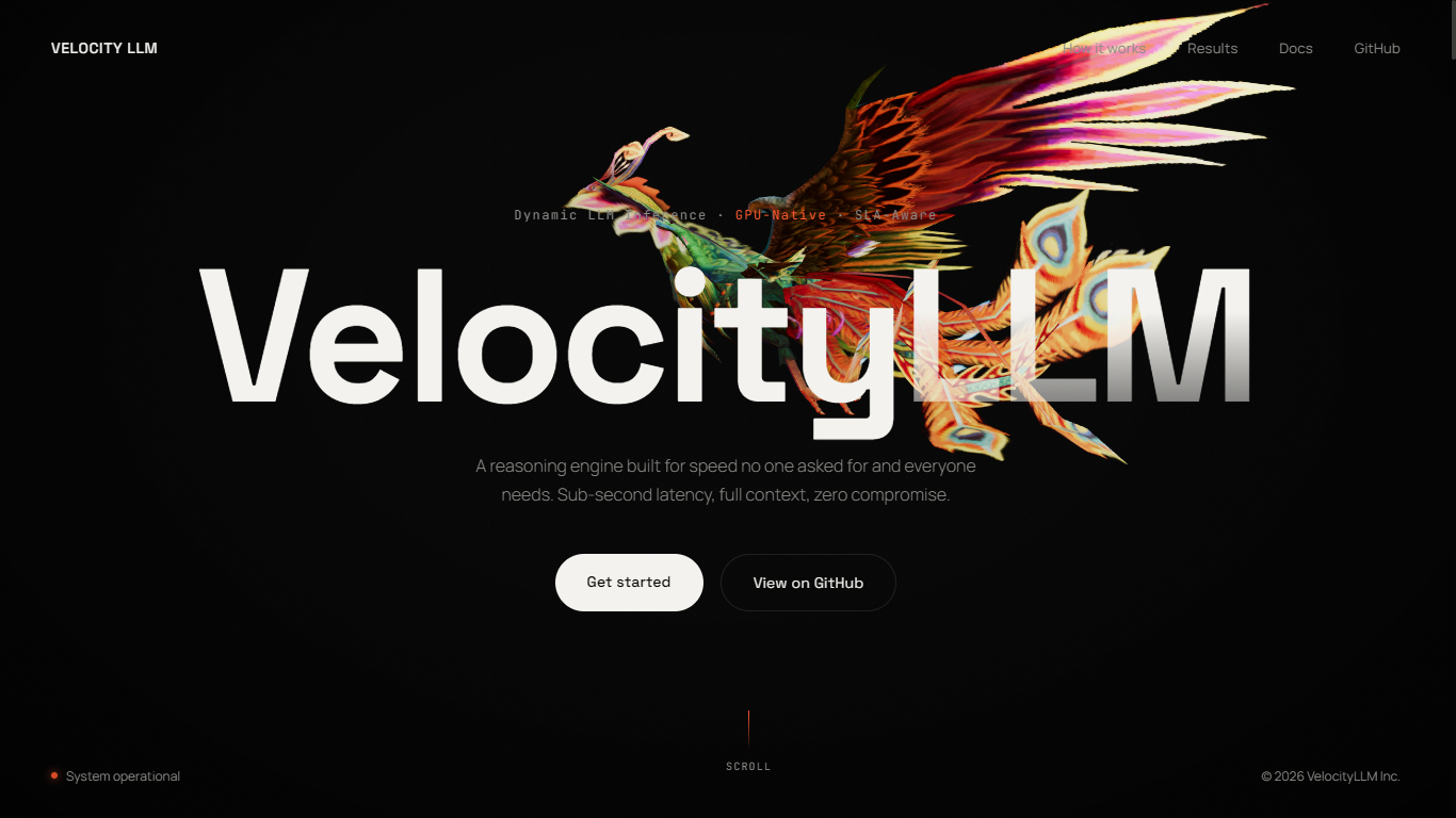 VelocityLLM preview