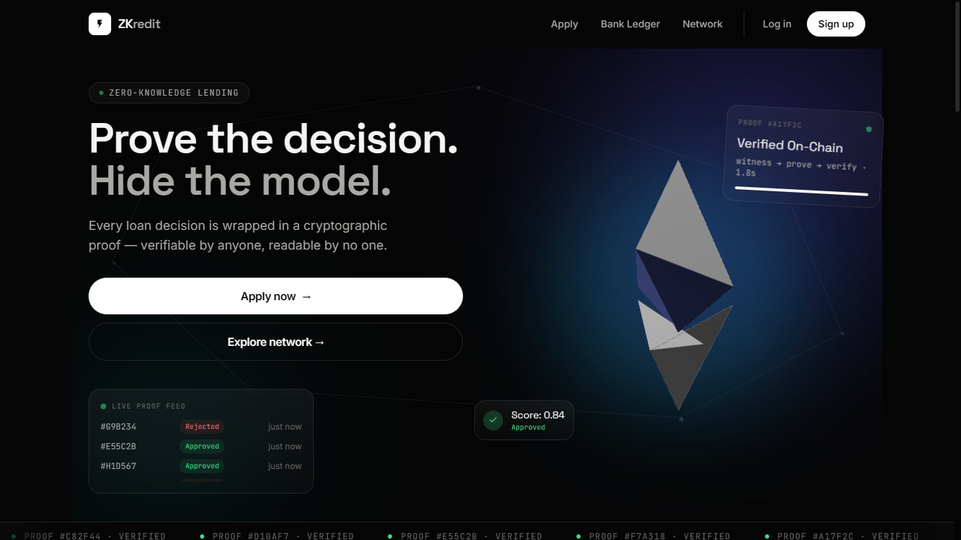 ZKredit preview
